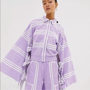 adidas Originals By Ji Won Choi Tie-Sleeve Track Jacket